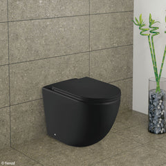 COCO Matte White Or Matte Black Wall-Faced Toilet Suite
