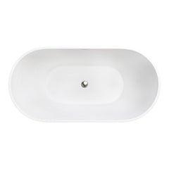 Nero Solid Surface Bath, 1550mm