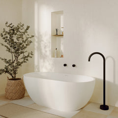 Nero Solid Surface Bath, 1550mm