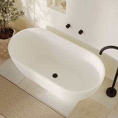 Nero Solid Surface Bath, 1550mm