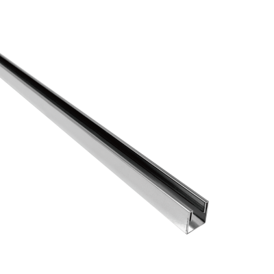 U Channel Chrome,  Matte Black, Brushed Gold, Brushed Nickel, Gunmetal Grey