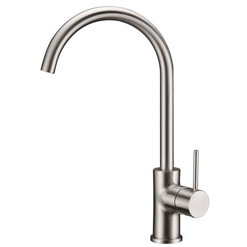 KALI GOOSE NECK SINK MIXER IN BRUSHED NICKEL