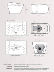 THRONE KING Ceramic Smart Bidet Toilet