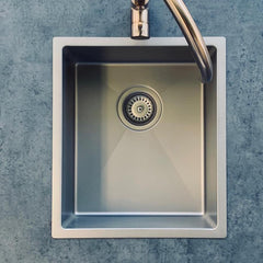 Meir BAR SINK - Single Bowl 382 X 272 -Gunmetal Black - Brushed Bronze Gold - Brushed Nickel