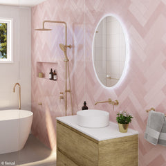 Anita Oval LED Mirror 600W x 800H mm