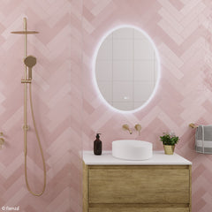 Anita Oval LED Mirror 600W x 800H mm