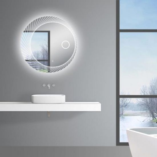BOND 800mm Round 3 Color Light LED Mirror with Demo Light &amp; Defogger