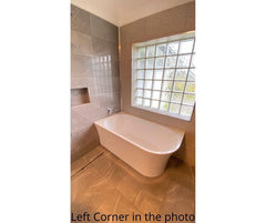 NATALIE Corner Bath Left or Right 1500mm and 1700mm
