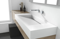 Phoenix ALIA Wall Basin / Bath Outlet 200mm In Chrome - Brushed Nickel - Brushed Gold