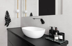 Phoenix AXIA Wall Basin / Bath Mixer Set 200mm In Chrome - Matte Black - Brushed Nickel