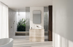Phoenix AXIA Wall Basin / Bath Mixer Set 200mm In Chrome - Matte Black - Brushed Nickel