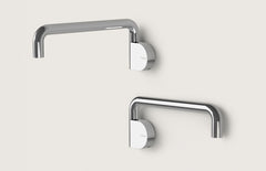 Phoenix DESIGNER Swivel Bath Outlet 230mm Round In Chrome - Matte Black - Brushed Gold - Brushed Nickel - Gunmetal