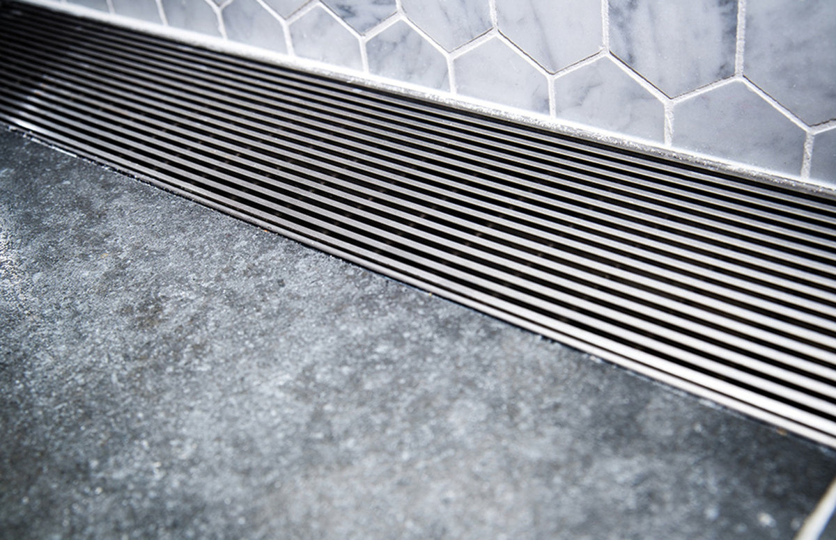 Phoenix FLAT Channel Drain HG 75 x 600mm Outlet 65mm Or 45mm