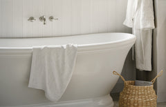 Phoenix NOSTALGIA Lever Bath Set 180mm Shepherds Crook In Chorme - Antique Black - Brushed Nickel