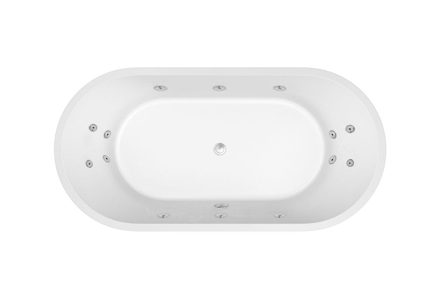 Lisa Freestanding Spa Bath with 14 jets