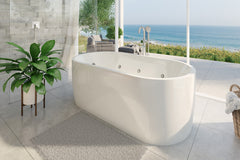 Lisa Freestanding Spa Bath with 14 jets