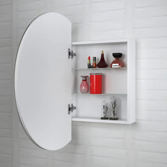LED LONDON 800MM WHITE SHAVING CABINET