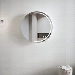 LED LONDON 800MM WHITE SHAVING CABINET