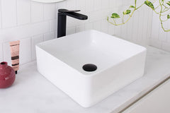 MALO Gloss White Ceramic Basin In 360 W x 110 H x 360 mm