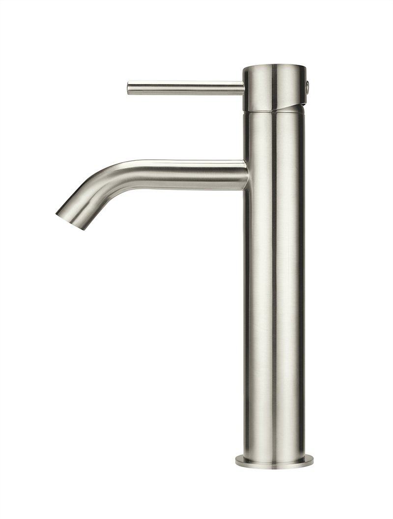 Meir PICCOLA Tall Basin Mixer Tap In Chrome - Matte Black - Tiger Bronze - Brushed Nickel - Champagne