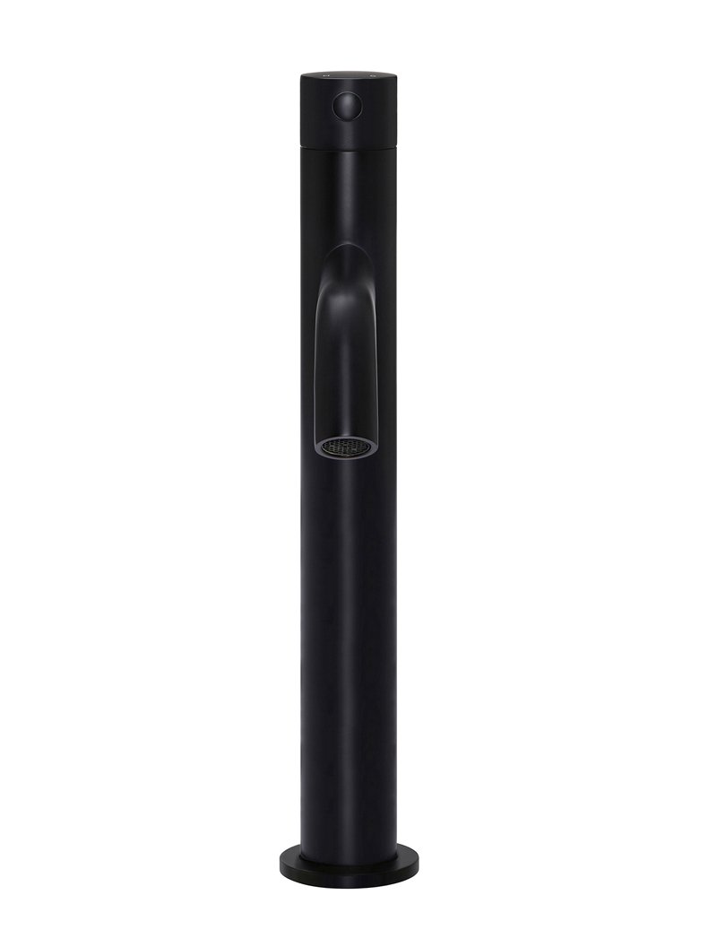 Meir PICCOLA Tall Basin Mixer Tap With 130mm Spout In Chrome - Matte Black - Tiger Bronze - Champagne - Brushed Nickel