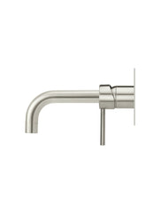 Meir ROUND Wall Bath Mixer And Curved Spout