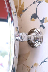 MAYER Pivot Oval Mirror In Chrome - Matte Black - Brushed Brass - Brushed Nickel
