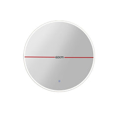 Sphere LED Round Wall Mirror 500, 600, 700, 800 and 900mm