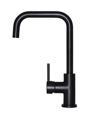 Meir ROUND Square Neck Kitchen Mixer Tap In Chrome - Tiger Bronze - Matte Black - Champagne - Brushed Nickel