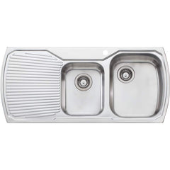 MONET 1&3/4 Bowl Topmount Sink with Drainer In LHB Or RHB Available In 1267x567x237mm
