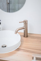 Meir BASIN Pop Up Waste 32mm - NO Overflow / Unslotted Or Over flow / Slotted In Chrome - Matte Black - Tiger Bronze - Champagne - Brushed Nickel