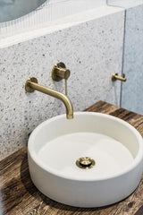 Meir BASIN Pop Up Waste 32mm - NO Overflow / Unslotted Or Over flow / Slotted In Chrome - Matte Black - Tiger Bronze - Champagne - Brushed Nickel