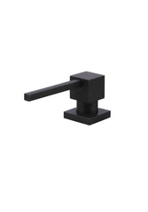 Meir Round Or Square Soap Dispenser In Matte Black, Tiger Bronze, Champagne Or Brushed Nickel