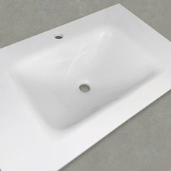 CUBA Phoenix Stone 1500, Single Bowl + Edge Scandi Oak Wall-Hung/Kickboard