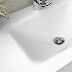 CUBA Phoenix Stone 900 + Matte White Fingerpull Wall-Hung/Kickboard