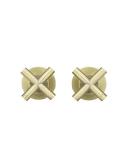 Meir ROUND Cross Handle Jumper Valve Wall Top Assemblies In Chrome - Matte Black - Tiger Bronze - Champagne - Brushed Nickel