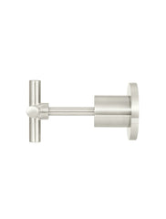 Meir ROUND Cross Handle Jumper Valve Wall Top Assemblies In Chrome - Matte Black - Tiger Bronze - Champagne - Brushed Nickel