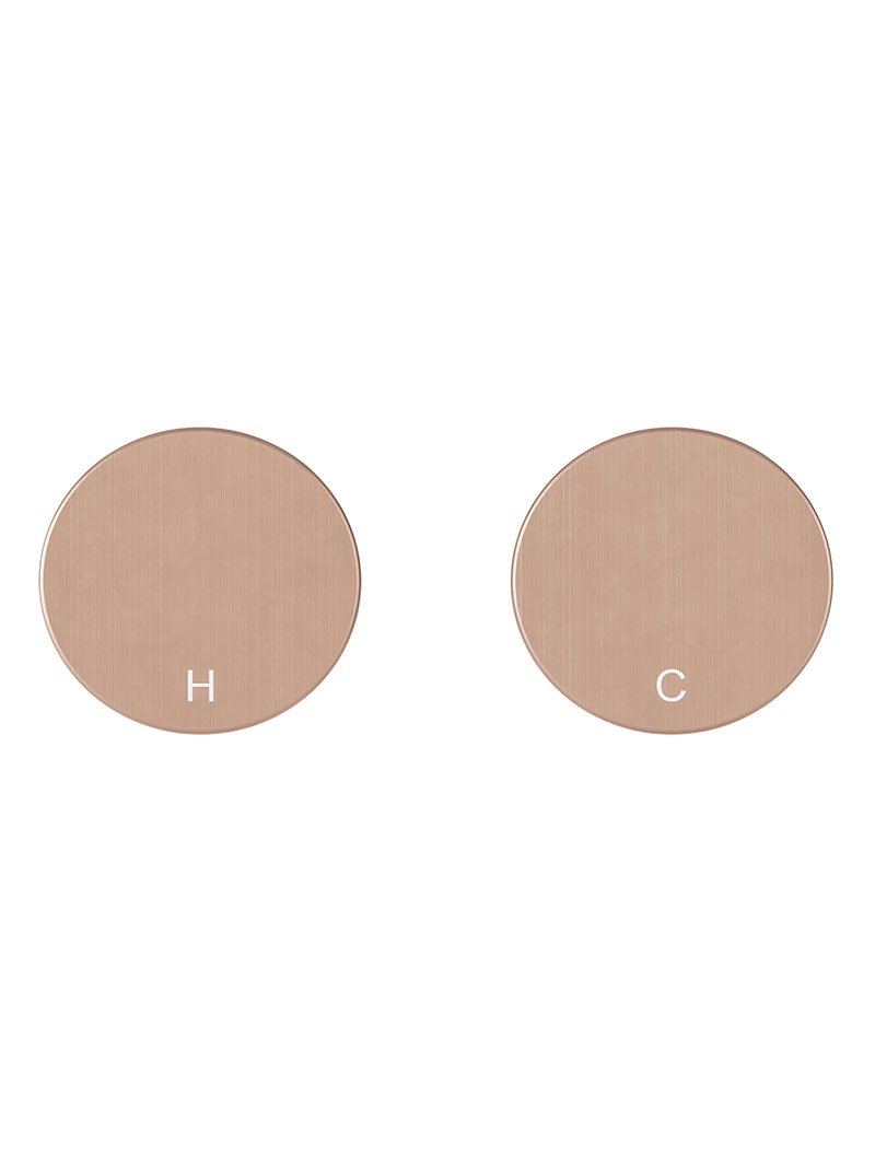Meir CIRCULAR Wall Taps In Chrome - Matte Black - Tiger Bronze - Champagne - Brushed Nickel