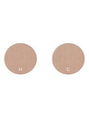 Meir CIRCULAR Wall Taps In Chrome - Matte Black - Tiger Bronze - Champagne - Brushed Nickel
