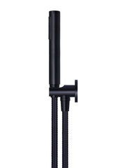 Meir ROUND Hand Shower On Fixed Bracket In Chrome - Matte Black - Tiger Bronze - Champagne - Brushed Nickel