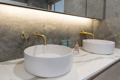Bloom Wall Mixer Chrome, Matte Black, Brushed Gunmetal,Warm Brushed Nickel,Brushed Brass