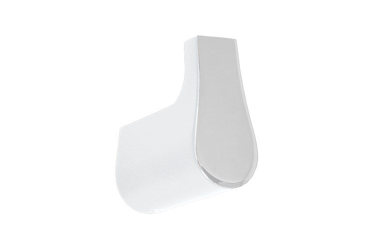Manhattan Robe Hook Gloss White & Chrome,  Matte Black & Chrome