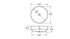 REKA Semi-Inset Basin