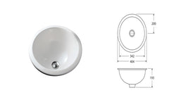 KRAK Emma Fully-Inset/Undermounted Basin
