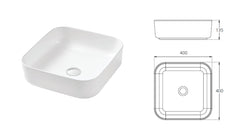 APLES Counter Top Square Basin