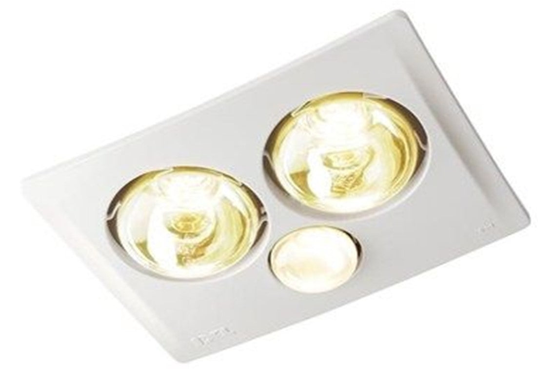 Tastic Triumph 3 in 1 - 375W Bathroom Heater, Exhaust Fan & Light
