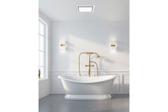 Tastic Luminate Heat Module - Bathroom Ceiling Heater - White And Silver