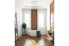 Tastic Luminate Vent - Bathroom Exhaust Fan - White And Silver