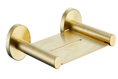 MEKKA Metal Soap Tray In Chrome,Matte Black, Brushed Gold,And Brushed Gun Metal