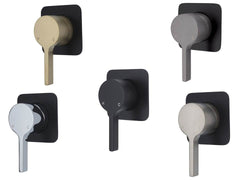 AVIA Wall Mixer, Soft Square Matte Black Plate Chrome,Brushed Nickel,Gun Metal,Matte Black,Urban Brass0